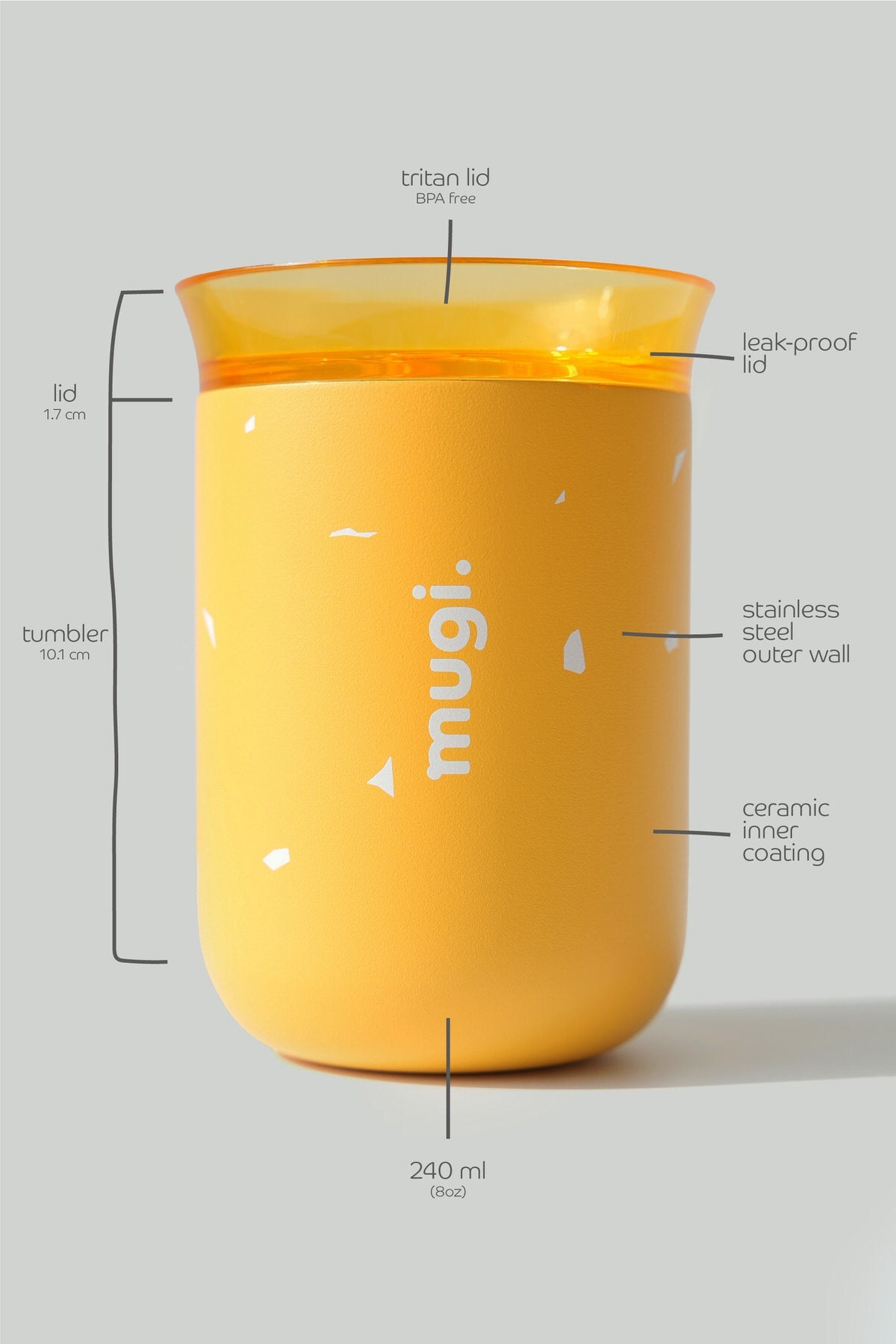 Terrazo Yellow 8oz
