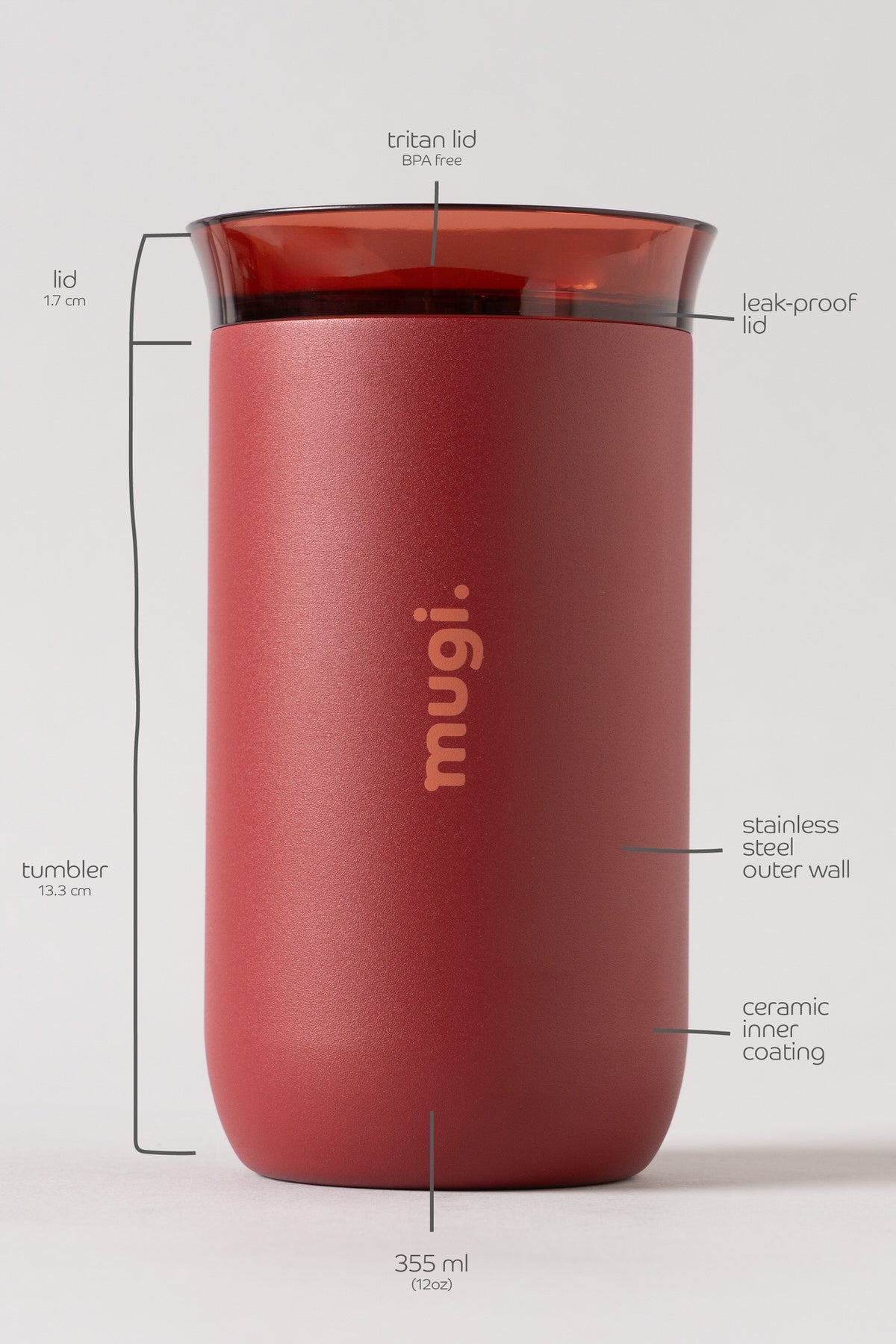 Burgundy 12oz