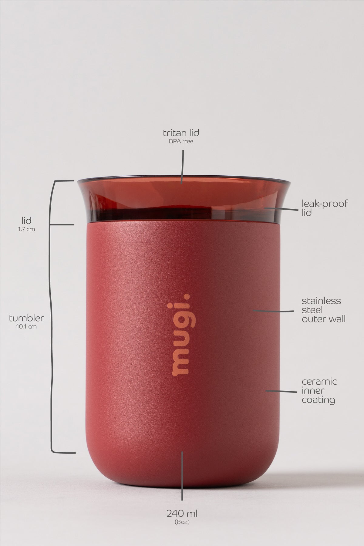 Burgundy 8oz
